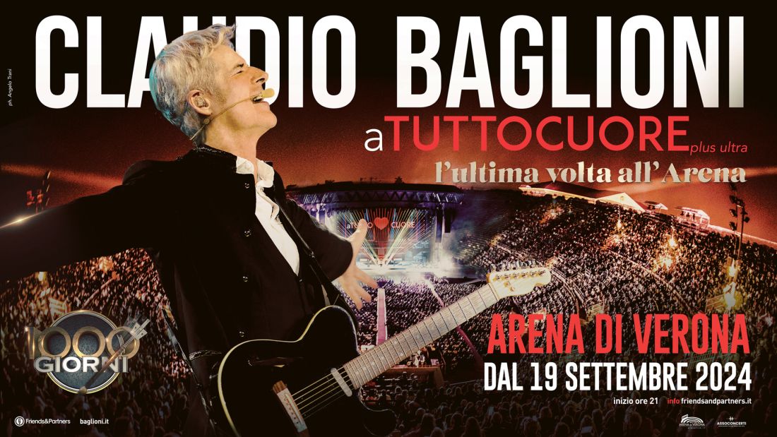 CLAUDIO BAGLIONI ATUTTOCUORE Plus Ultra Il Gran Finale All Arena Di