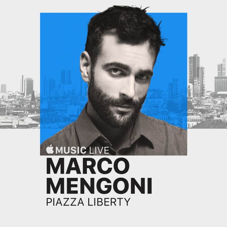 MARCO MENGONI inaugura gli Apple Music Live di Milano