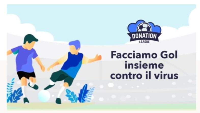 DONATION LEAGUE: Il campionato di solidarietà dei tifosi