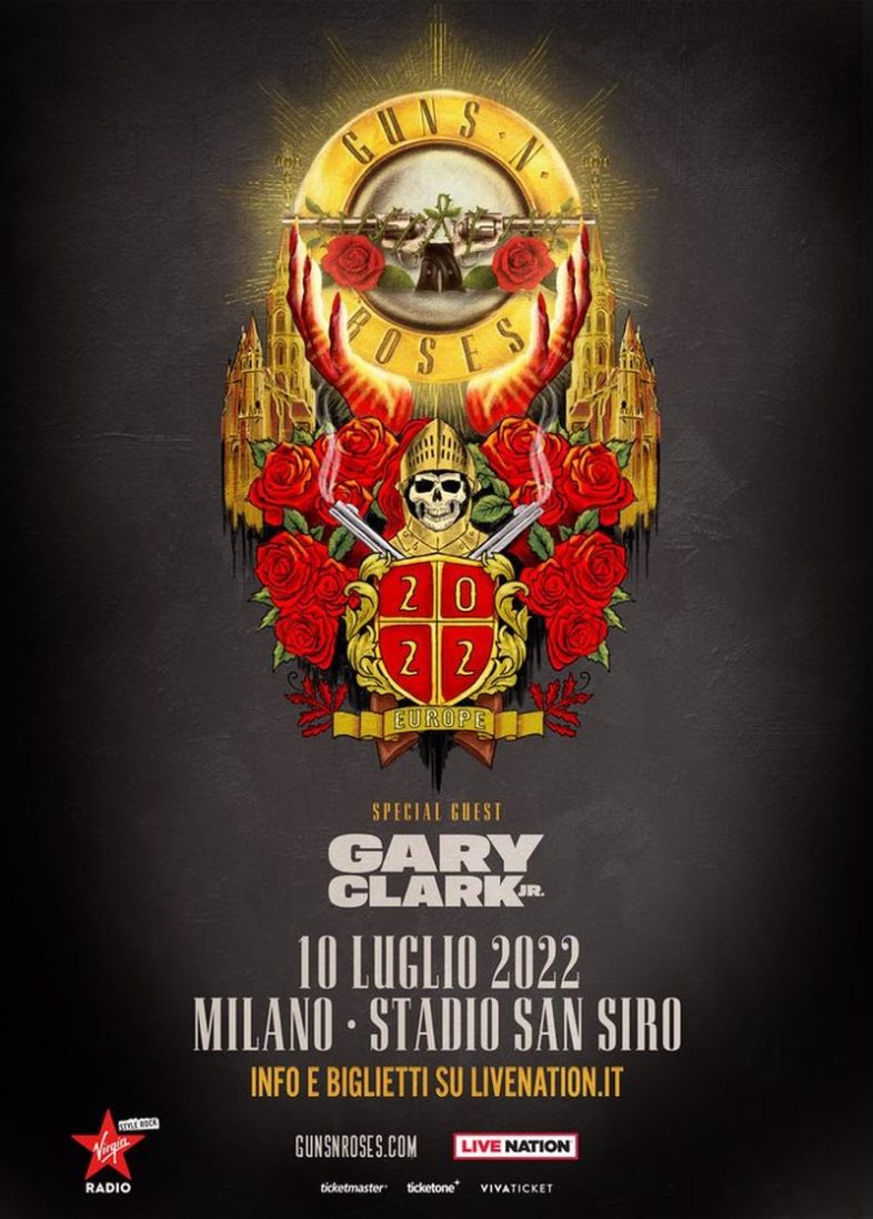 GUNS N’ ROSES live il 10 luglio 2022 a San Siro. Info e biglietti