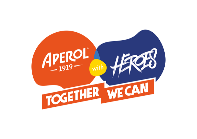 APEROL WITH HEROES – TOGETHER WE CAN live e in diretta streaming il 17 e 18 settembre