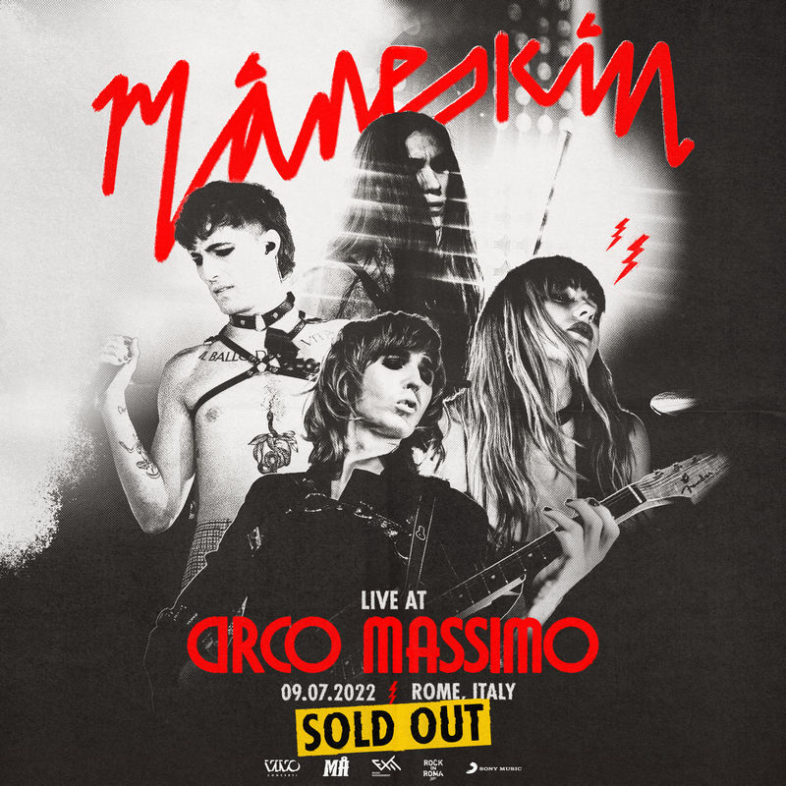 MÅNESKIN 70mila biglietti venduti. Sold out per il loro concerto al Circo Massimo