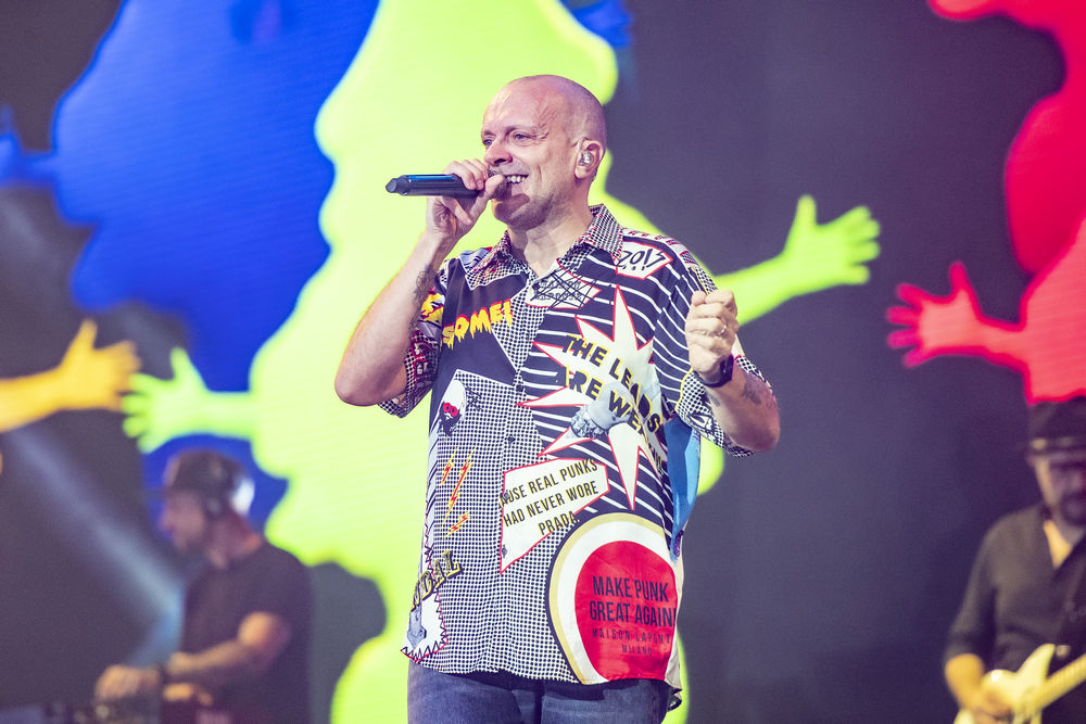 Max Pezzali in concert in Eboli al Palasele for the Max30 tour