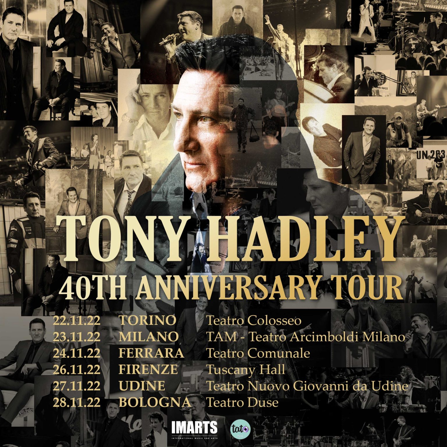tony hadley 40th anniversary tour scaletta