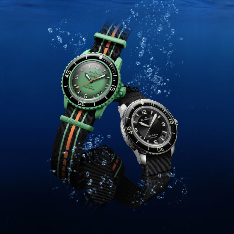 SWATCH: tutti pazzi per gli Scuba Fifty Fathoms in collaborazione con BLANCPAIN