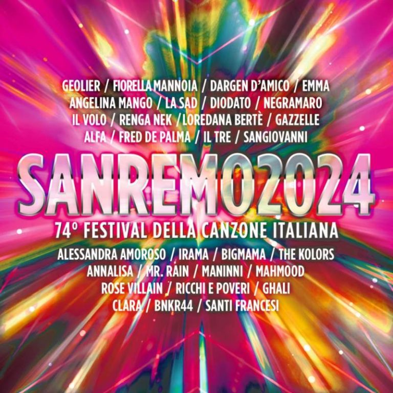 SANREMO 2024 Il 9 febbraio esce in doppio CD "SANREMO 2024", la