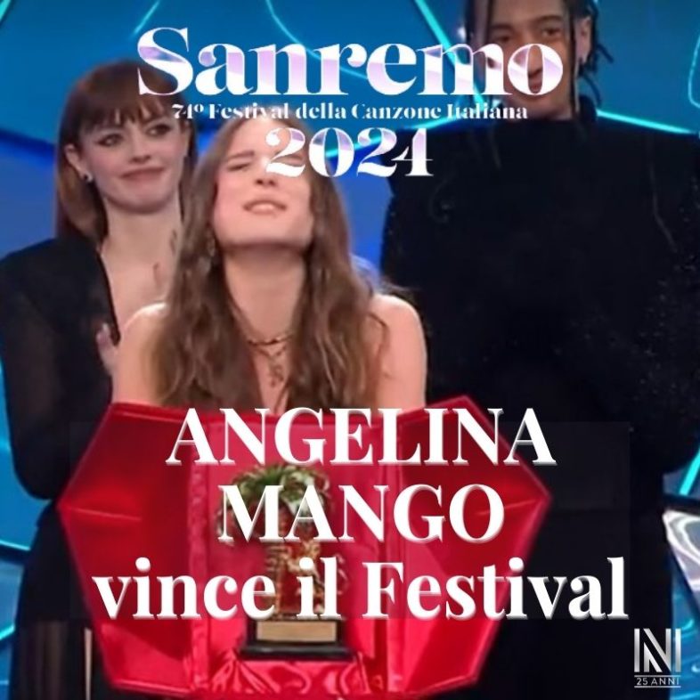 SANREMO 2024: VINCE ANGELINA MANGO