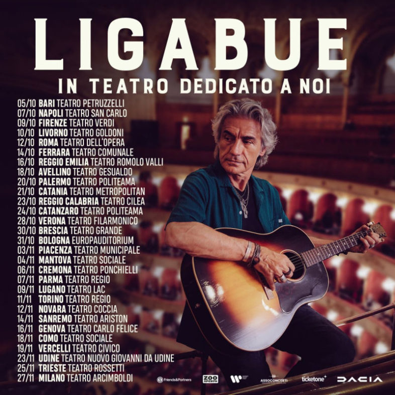 LIGABUE torna in teatro con un tour di trentuno concerti [Info e biglietti]