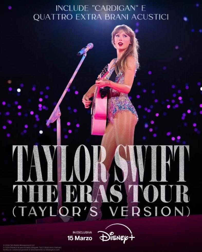 TAYLOR SWIFT | THE ERAS TOUR (TAYLOR’S VERSION) su Disney+ [Guarda il trailer]