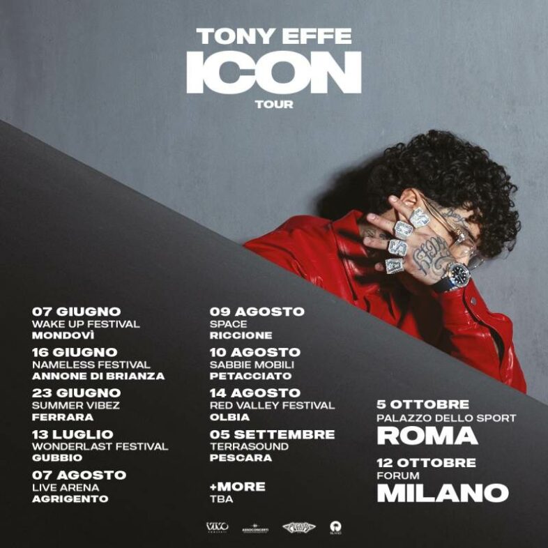 TONY EFFE una serie di concerti estivi in giro per l’Italia [Info e Biglietti]