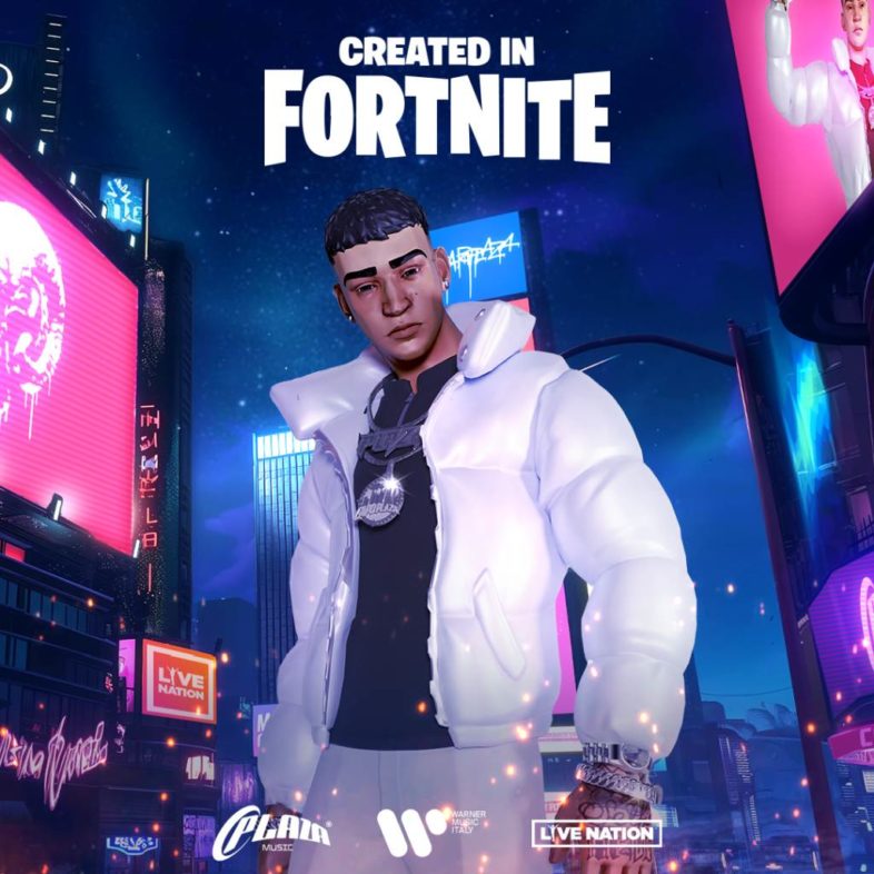 CAPO PLAZA debutta anche su Fortnite con un’isola per il suo nuovo album “Ferite”