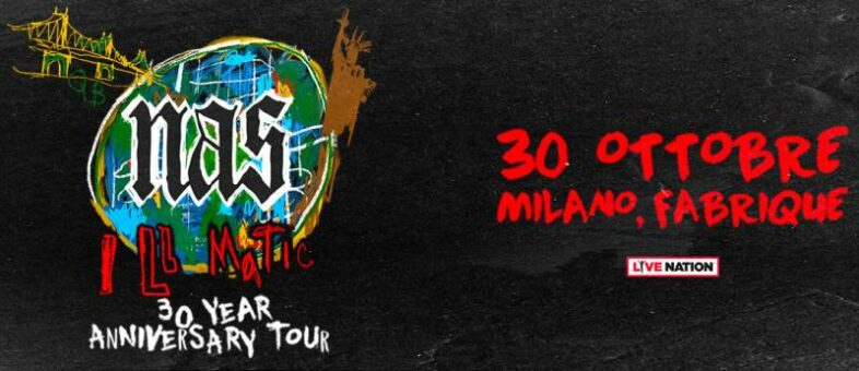 NAS in concerto a Milano per i 30 anni di “Illmatic” [Info & Biglietti]