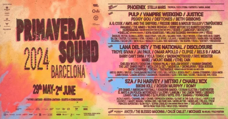 PRIMAVERA SOUND 2024 parte il Festival. Anche in streaming su Amazon Music
