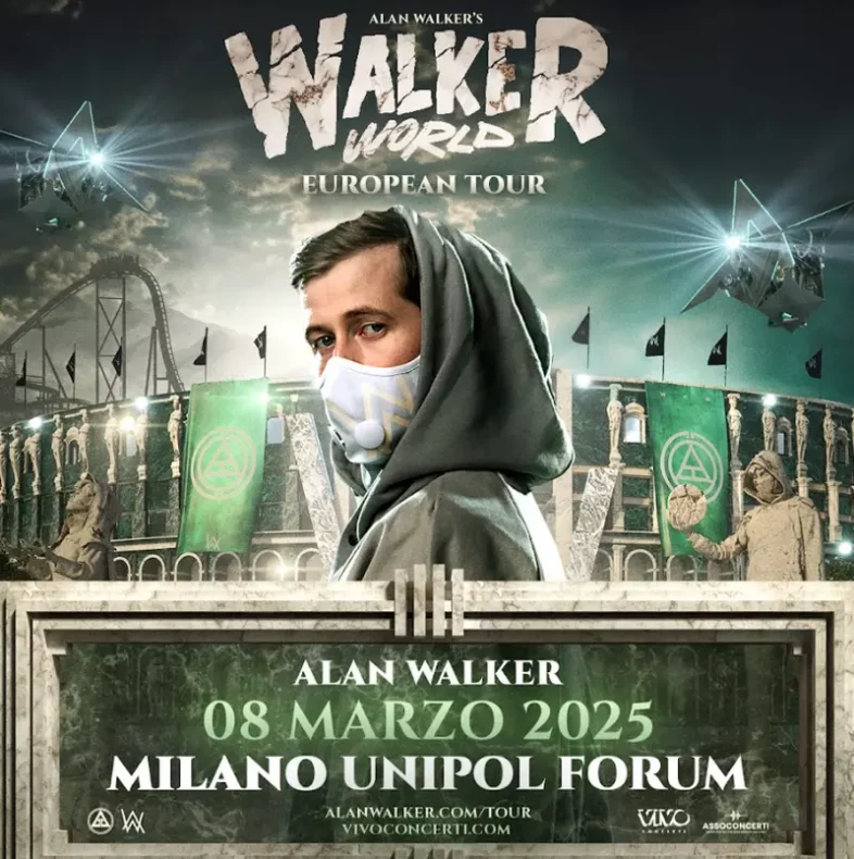 ALAN WALKER in concerto a marzo 2025 [Info e Biglietti]