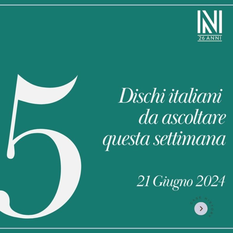 I cinque dischi italiani da ascoltare [settimana dal 21 Giugno 2024]