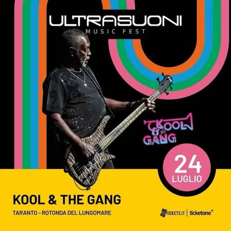 KOOL & THE GANG in concerto a ULTRASUONI Music Fest a Taranto [Scaletta e Biglietti]