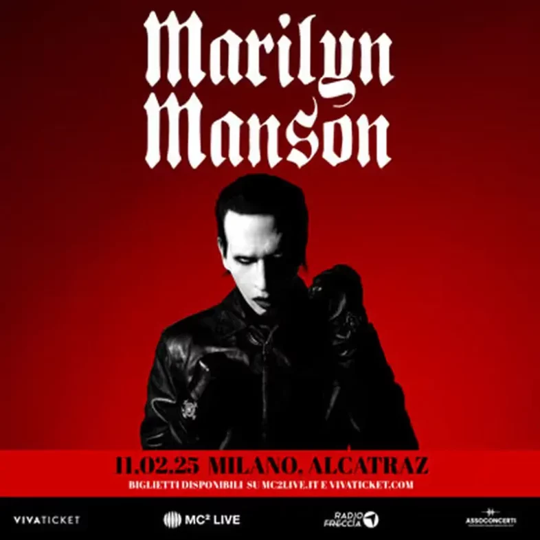 MARILYN MANSON in concerto a febbraio 2025 a Milano [Info & Biglietti]