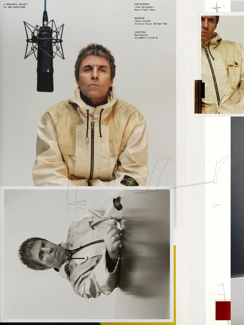 LIAM GALLAGHER è il nuovo volto del marchio di moda Stone Island