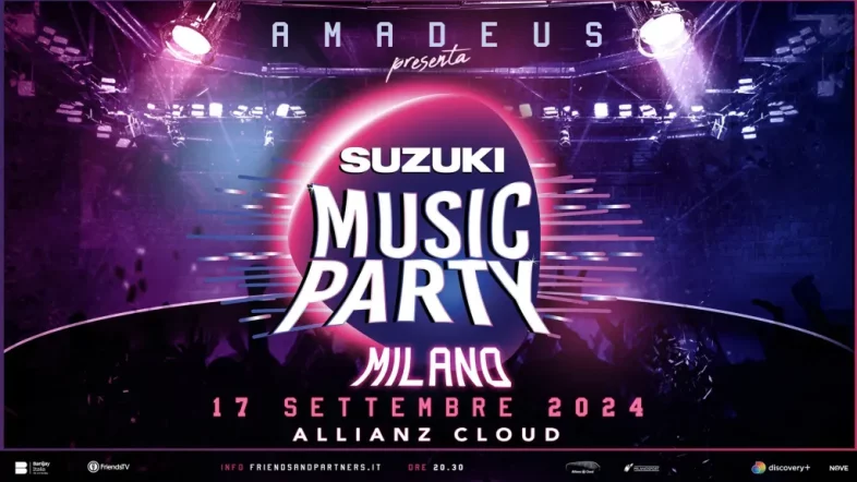 SUZUKI MUSIC PARTY con AMADEUS [Info e Scaletta]