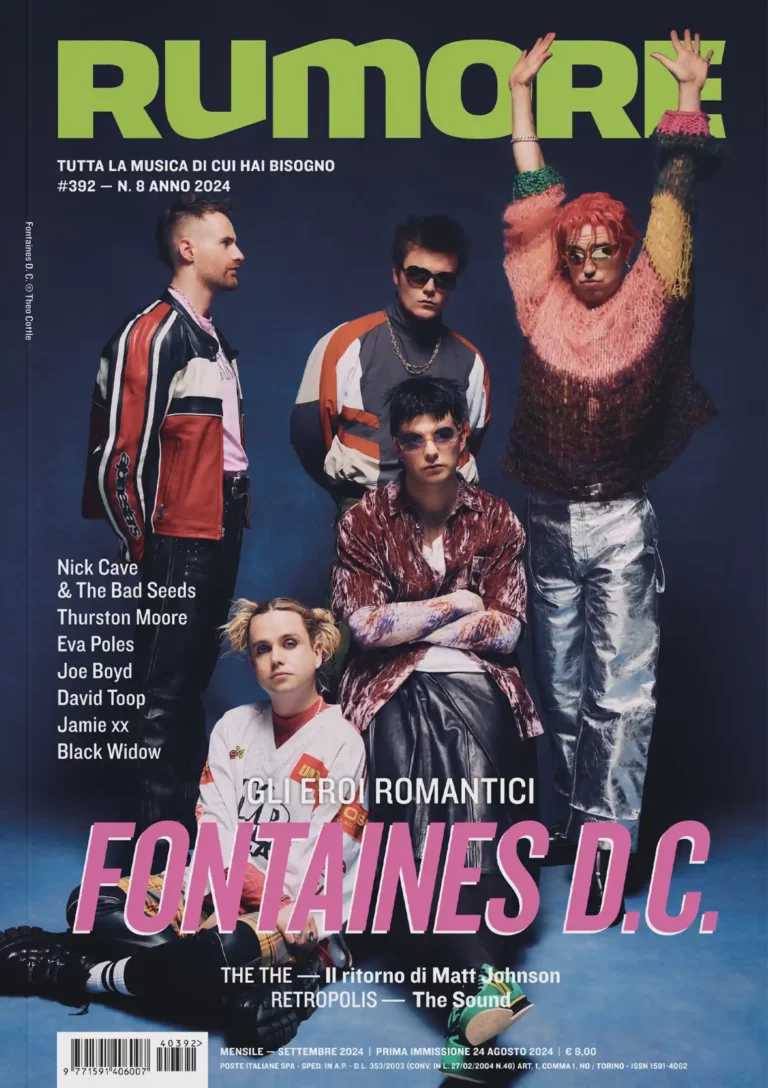 RUMORE: in copertina: FONTAINES D.C., gli eroi romantici