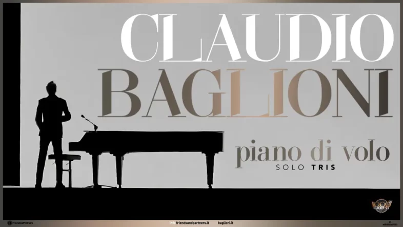 CLAUDIO BAGLIONI: con “PIANO DI VOLO soloTRIS”, dal 21 novembre [Info e Biglietti]