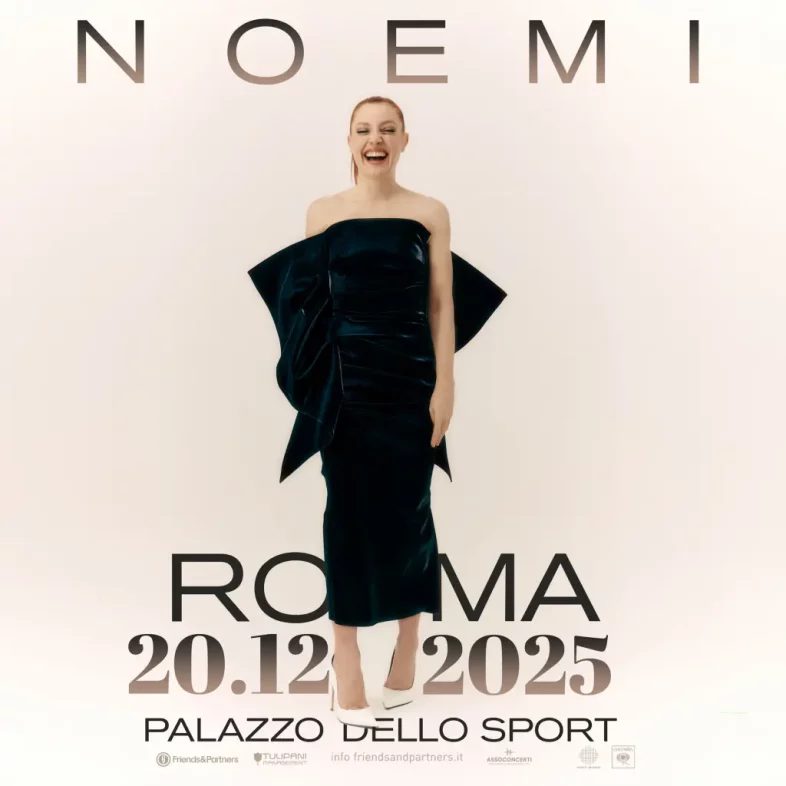 NOEMI in concerto al Palazzo dello Sport di Roma il 20 dicembre 2025 [Info & Biglietti]