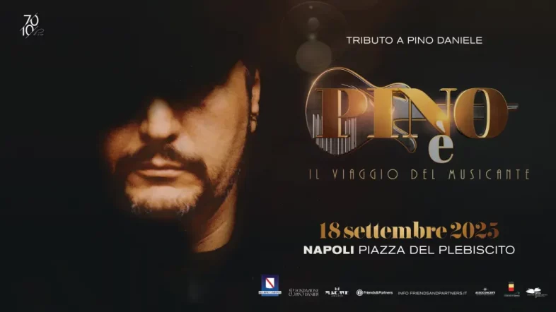 PINO DANIELE: il tributo “Pino è – Il viaggio del Musicante” a Napoli il 18 settembre 2025